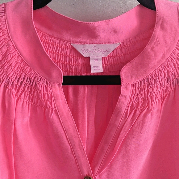 NWOT Lilly Pulitzer Elsa Silk Top - Picture 4 of 7
